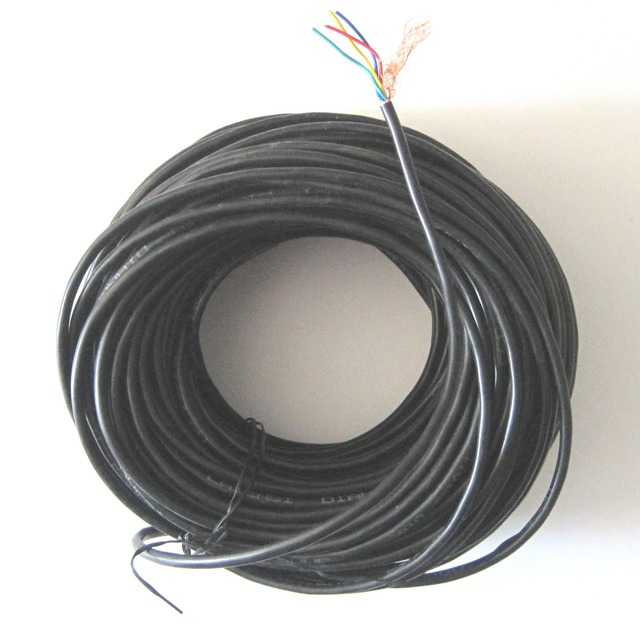 L-4X四芯屏蔽电缆线 一洋测试 纯铜护套线信号线软电缆线 四芯屏蔽电缆线3