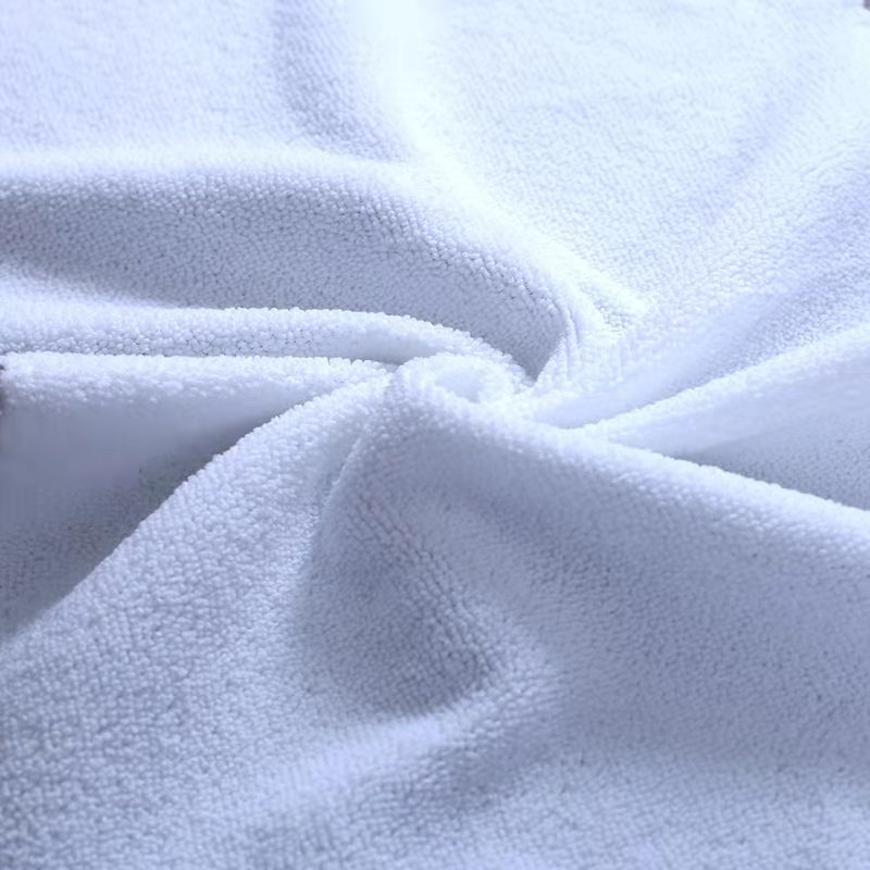 35*75白毛巾 印字毛巾 超细纤维吸水毛巾 银润厂家 餐饮一次性毛巾7