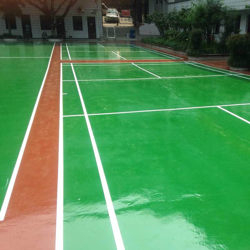 篮球场地坪漆施工 伟创地坪 室外地坪漆 网球场地坪漆厂家