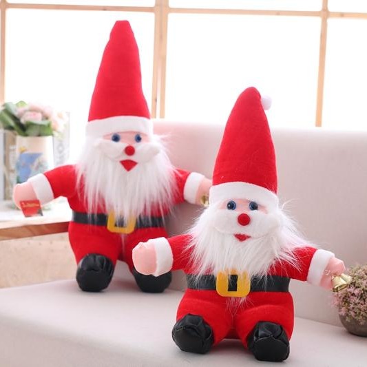 毛绒公仔、玩偶、娃娃 圣诞老人大中小尺寸齐全圣诞节礼物娃娃公仔女生男生送朋友3