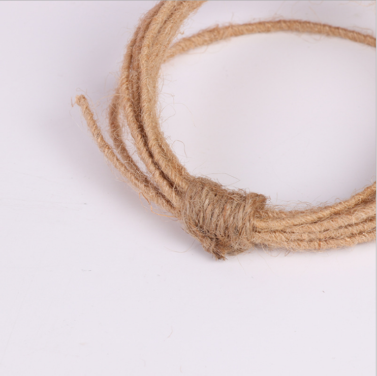 麻纺纱 2mm 黄麻钢丝绳 可定制4