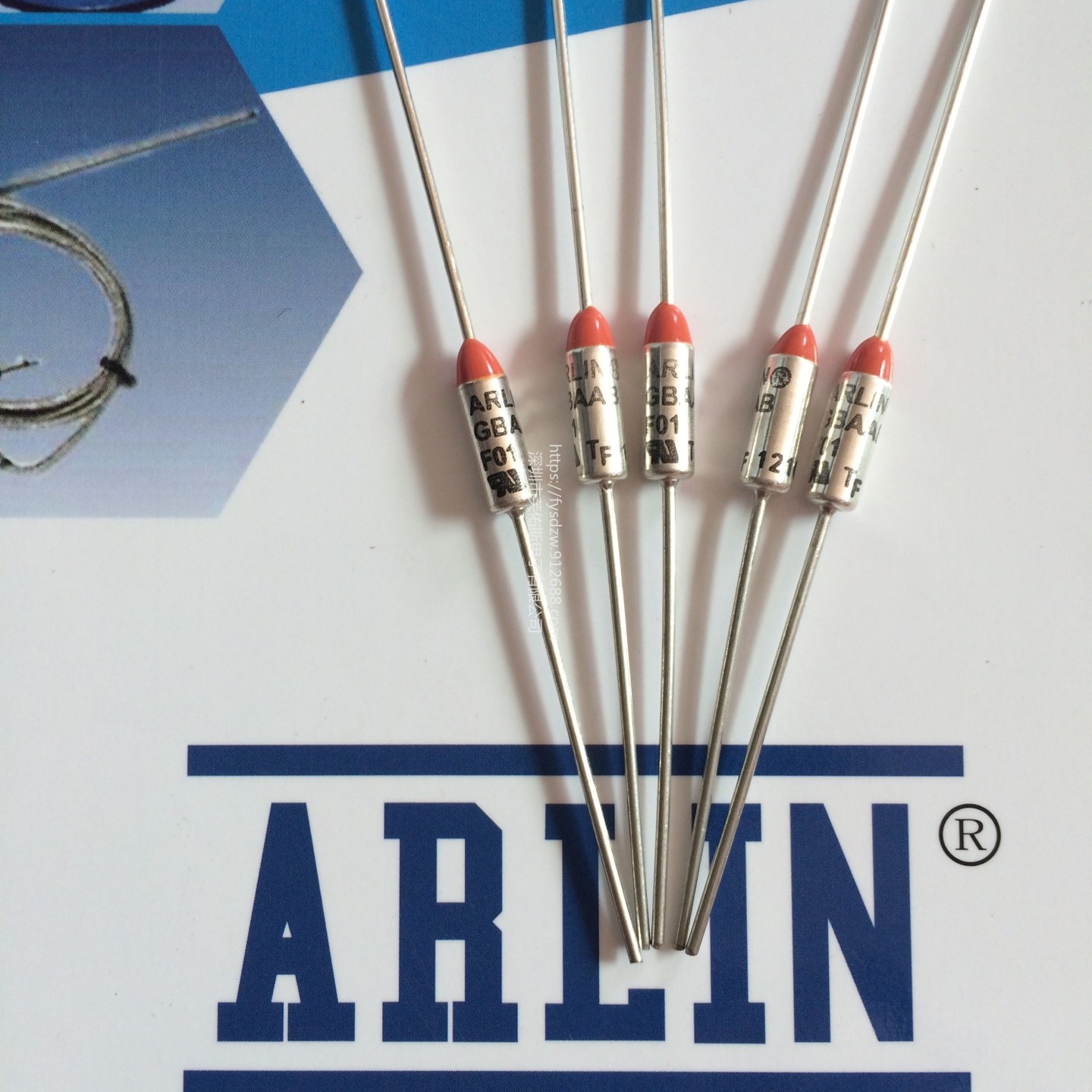 216C F00 工厂专业生产高端品质熔断器温度保险丝ARLIN 240C进口温度保险丝 192C