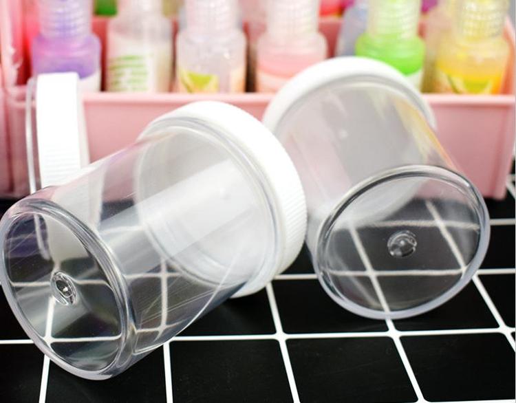 水晶泥罐 分装白盖透明广口瓶 塑料瓶、壶 收纳储存保鲜盒 塑料瓶2