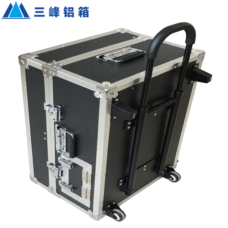 陕西三峰铝合金箱 铝合金设备箱 铝合金拉杆箱订制 带拉杆设备箱8