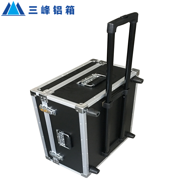陕西三峰铝合金箱 铝合金设备箱 铝合金拉杆箱订制 带拉杆设备箱5