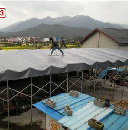 上海推拉彩蓬 上海移动棚 上海伸缩式仓储堆货帐篷 阳篷、雨篷3