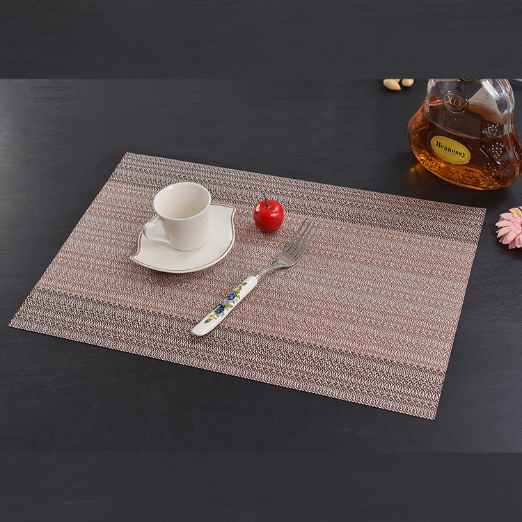 免洗欧式花纹波浪031精品PVC欧式隔热餐垫桌垫布垫西餐具垫5