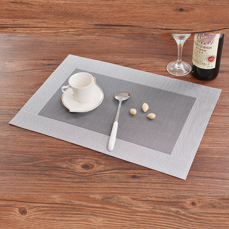 餐垫、杯垫 厂家直销餐垫PVC单框欧式餐垫隔热垫桌垫防水垫2