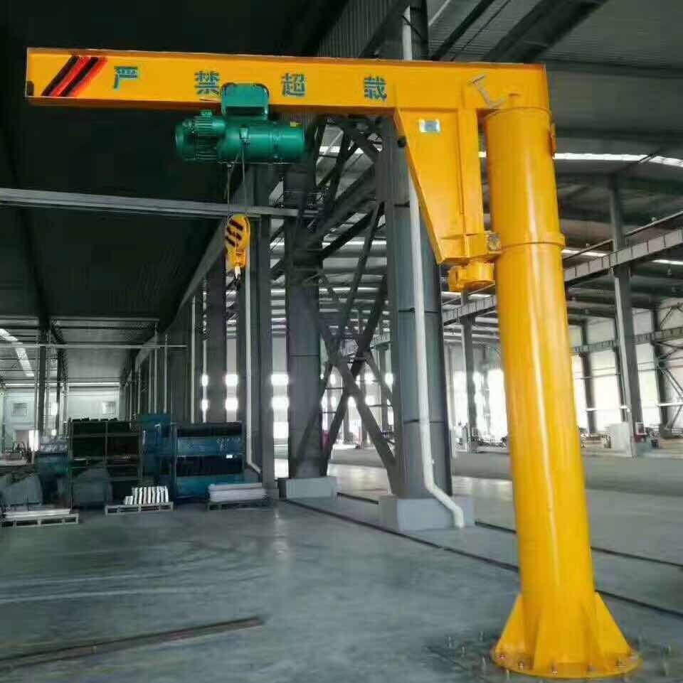 墙壁吊 山东厂家生产多种BZD型移动式 旋臂吊 立柱式单臂吊 固定式 0.5T-10T 定柱式电动悬臂吊3