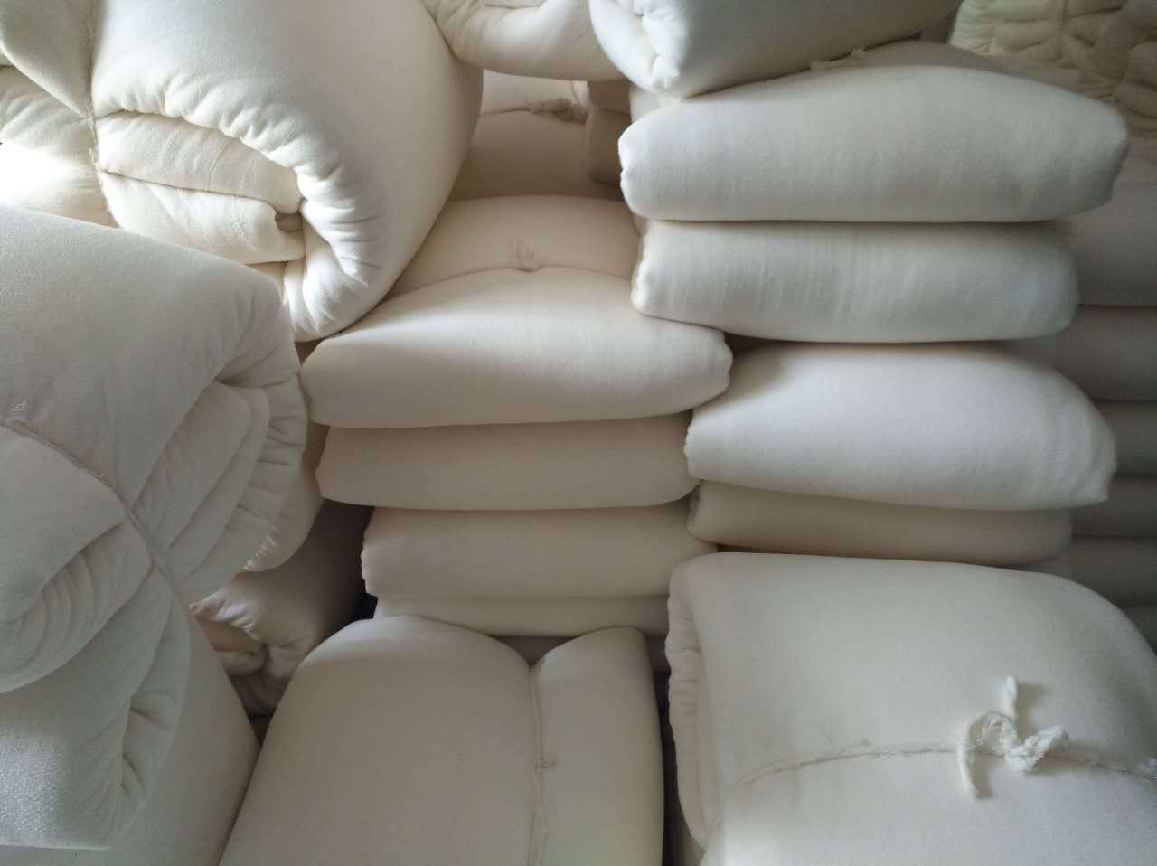 新疆纯棉花被子 8斤180*220 棉被芯被褥双人盖被春秋被定制包邮3