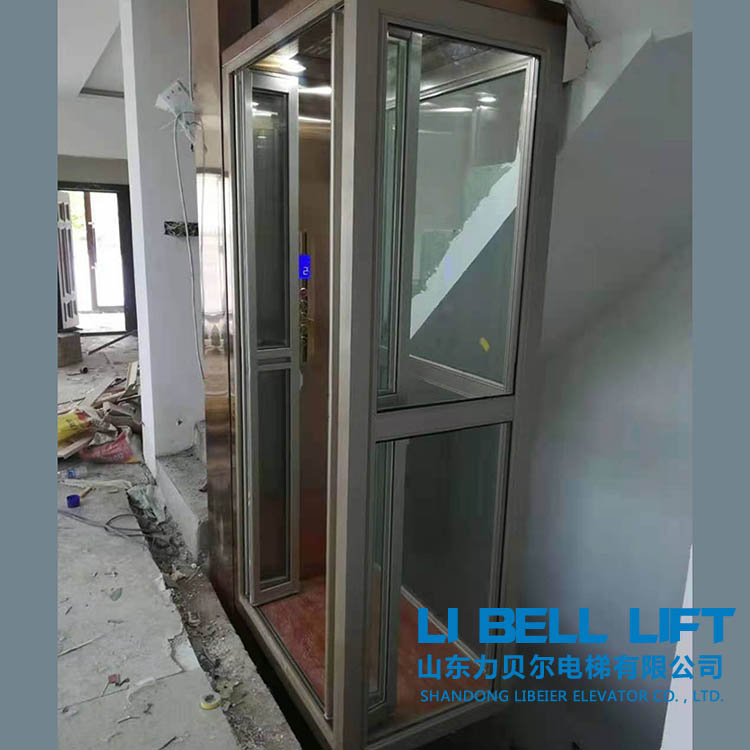 二层阁楼复式加装电梯 家用电梯 室外小型电梯 力贝尔别墅小型电梯 私人订制2