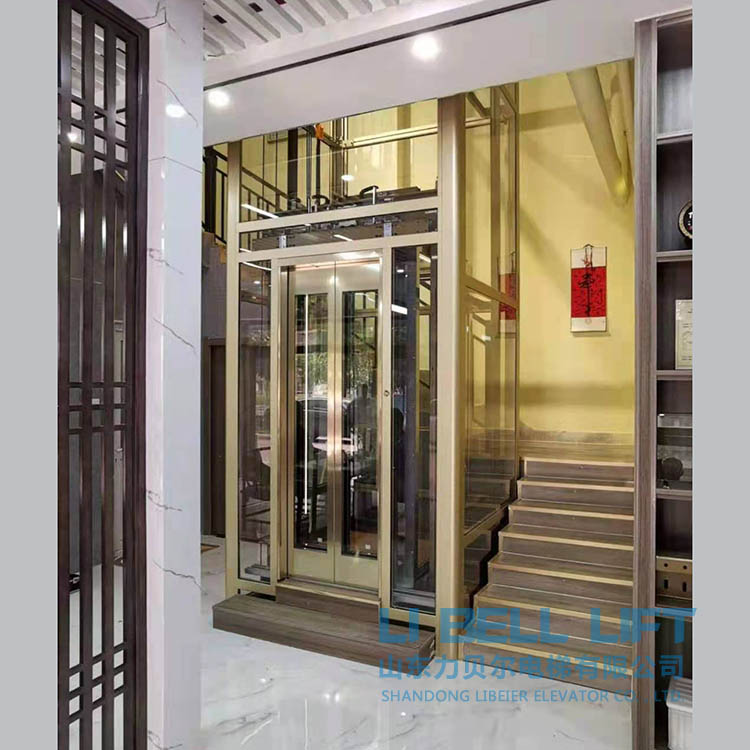 定制家用电梯 力贝尔别墅小型电梯 简易观光室内外电梯 复式阁楼电梯2