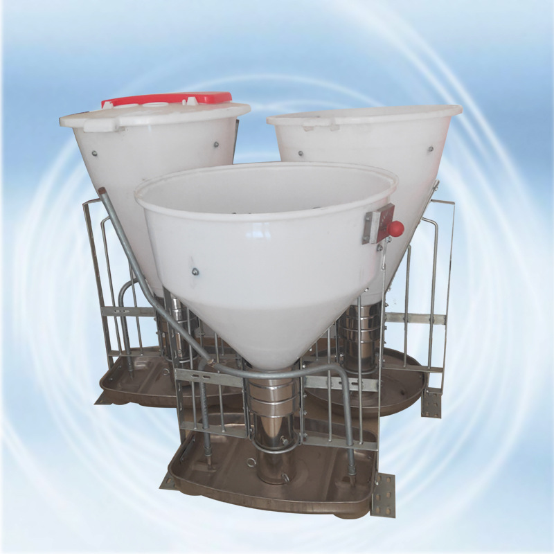 80公斤干湿料槽 自动化养殖设备 加工定制 自助采食槽 会强厂家 猪食槽2