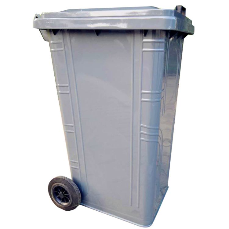 可印字 臻力塑料垃圾桶厂家直销 垃圾处理分类垃圾桶 可挂车 240L户外环卫垃圾桶7
