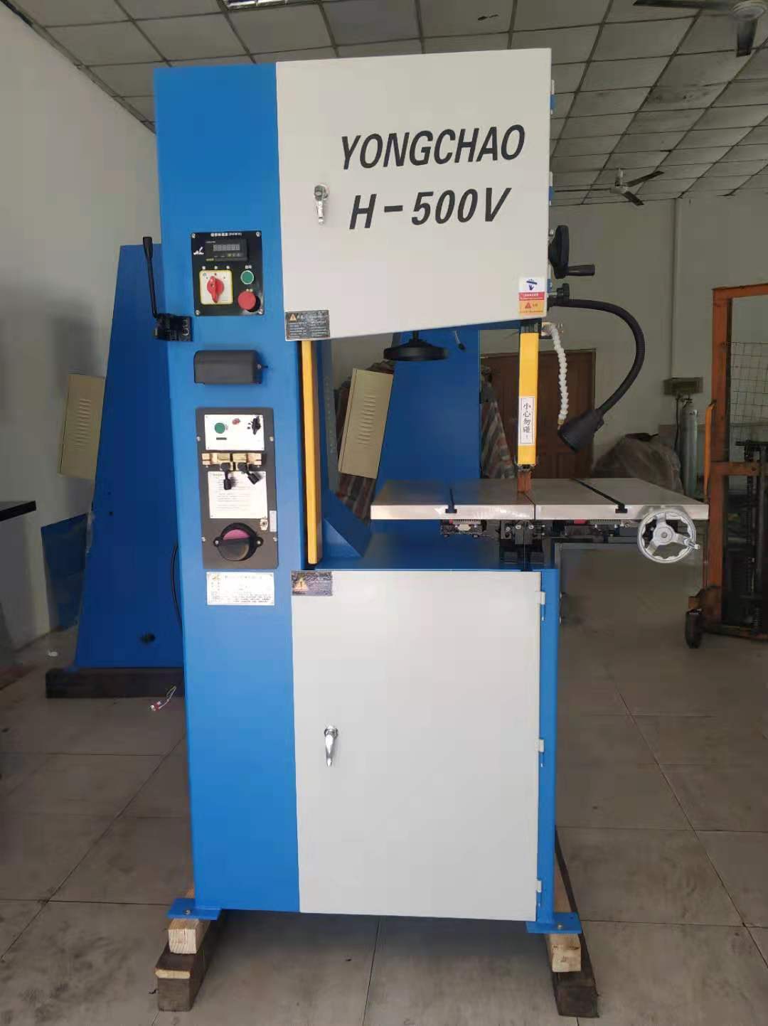 立式带锯床 yongchao H-500V 铝合金轮毂锯切机6