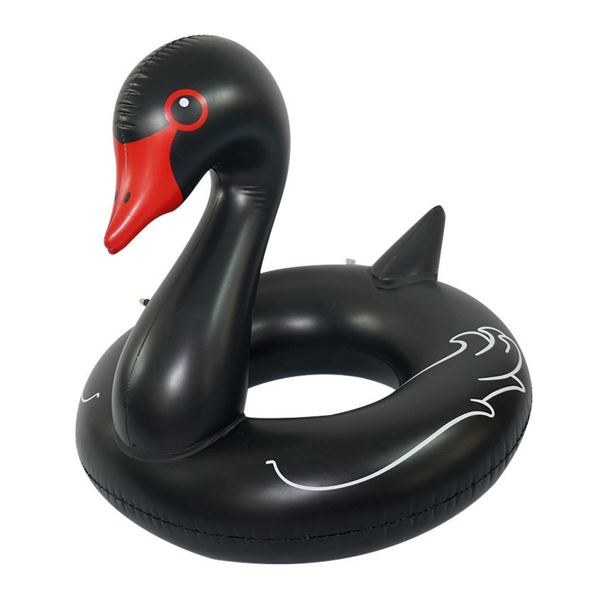 充气玩具 厂家直销 PVC充气产品 其他充气玩具 黑天鹅泳圈1
