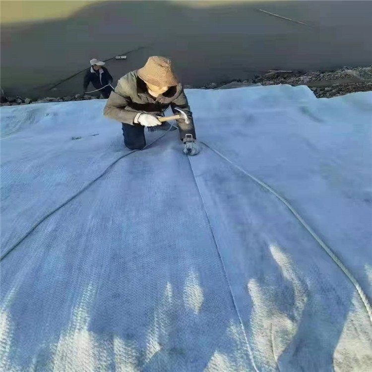 水渠防护水泥毯 防渗护坡硬化水泥毯厂家 河道 工程水泥毯7
