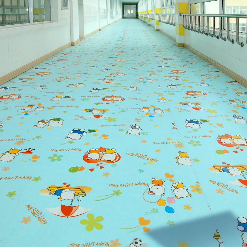 幼儿园PVC塑胶地板 PVC塑胶地板 腾方厂家多色可选 塑料地板2