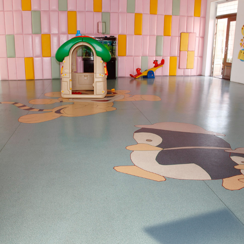 幼儿园PVC塑胶地板 PVC塑胶地板 腾方厂家多色可选 塑料地板4