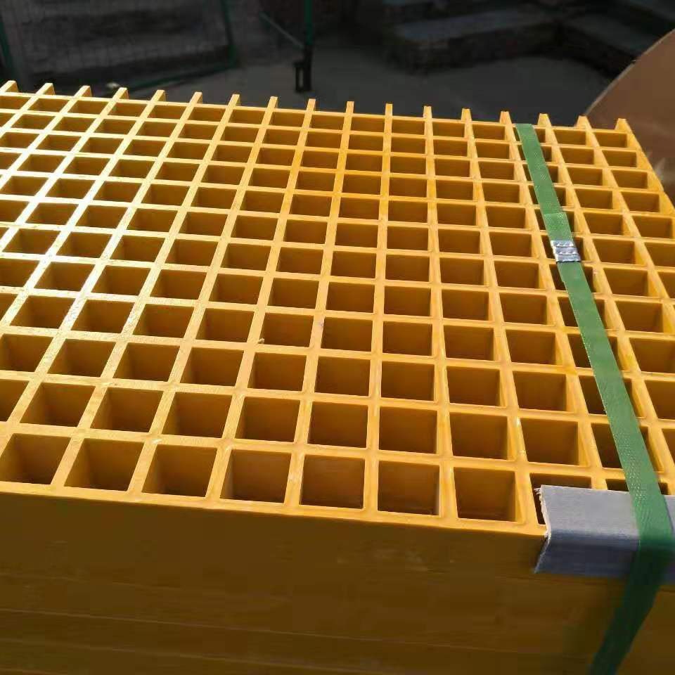 石家庄精华钢格板厂家 直销 玻璃钢格栅盖板网格板 复合材料格栅盖板