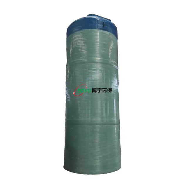 博宇环保定制一体化污水泵站 玻璃钢材质 指导安装或现场安装 雨水提升泵站1