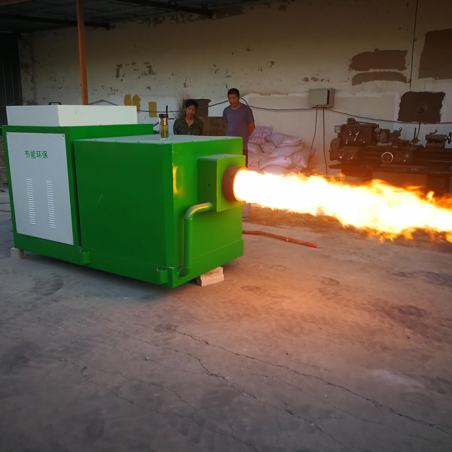 节能环保博恒100万大卡生物质燃烧机取暖锅炉配套使用源头厂家4