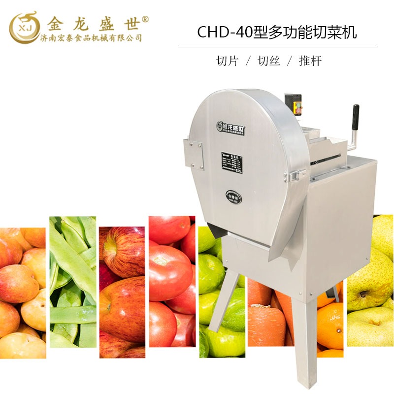 土豆萝卜切片切丝机 商用定向切片机 莲藕柠檬切片机 CHD-40型切菜机 金龙盛世