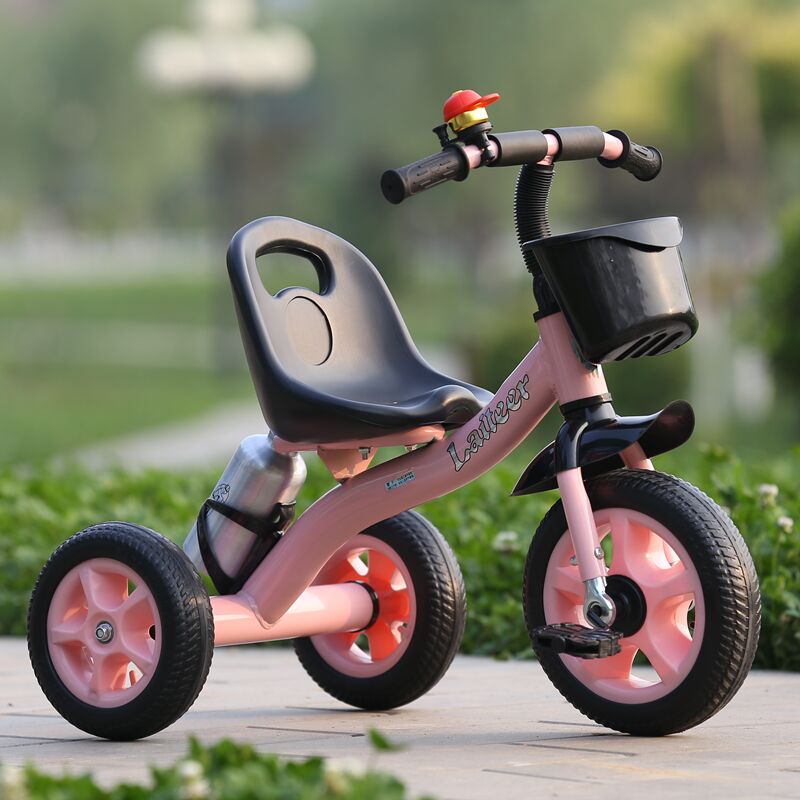 儿童三轮车可坐人小孩玩具车 脚踏自行车 手推车9