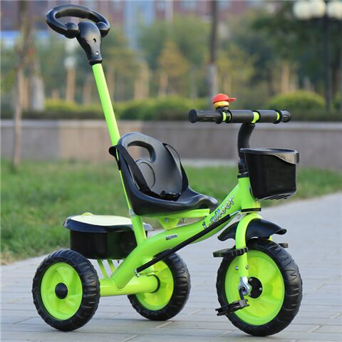 儿童三轮车可坐人小孩玩具车 脚踏自行车 手推车5