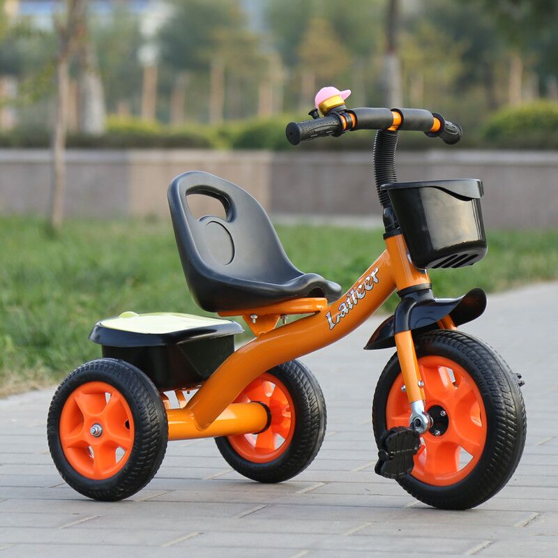 儿童三轮车可坐人小孩玩具车 脚踏自行车 手推车2