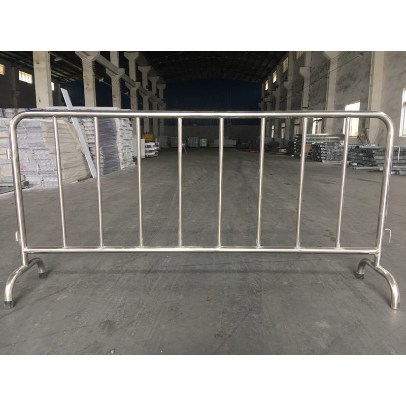 交通安全活动护栏围栏不锈钢地铁隔离栏定制 不锈钢可移动铁马4