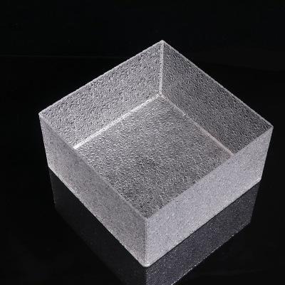 有机玻璃制品厂家 定做亚克力钻石板盒子 亚克力高透明礼品盒