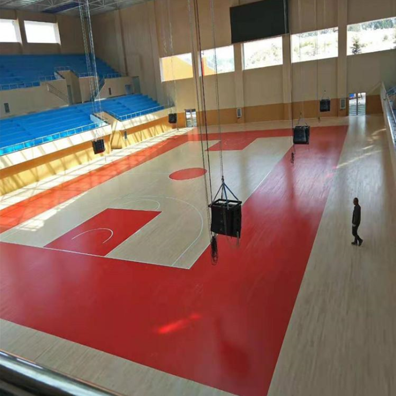 河北冀跃生产木地板 体育馆篮球场运动木地板 全国施工 长期供应9