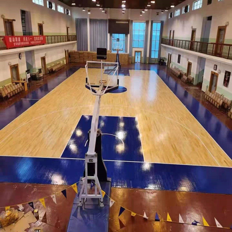 河北冀跃生产木地板 体育馆篮球场运动木地板 全国施工 长期供应5