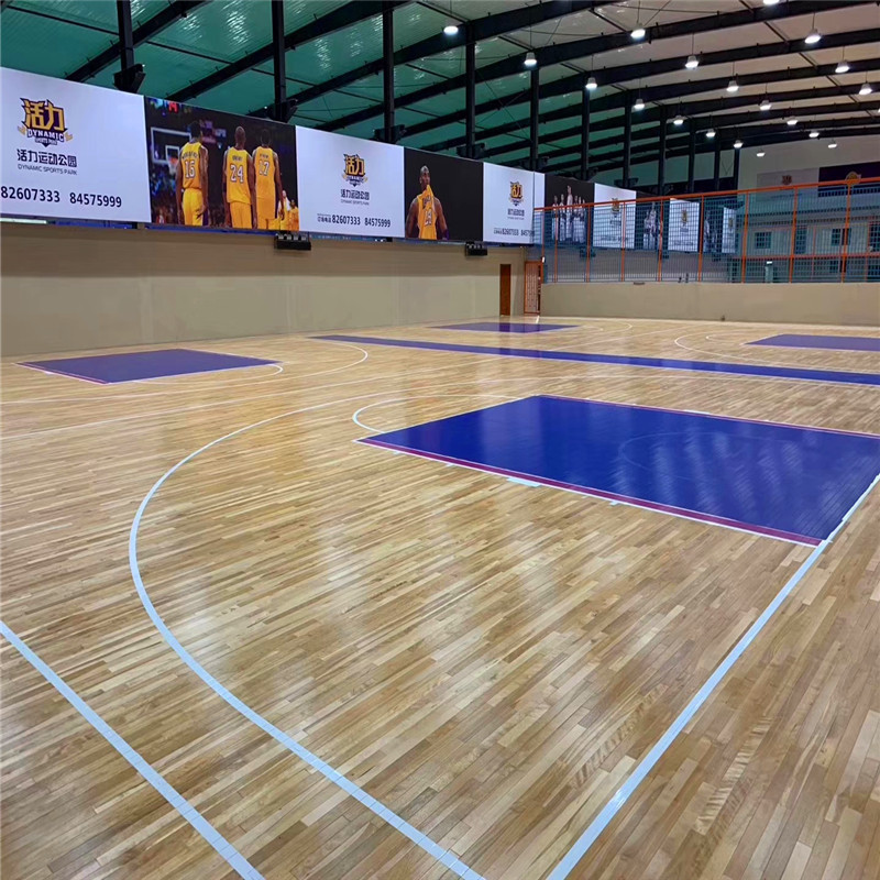 篮球馆木地板 运动木地板厂家 安装销售 河北启禾 定制加工2