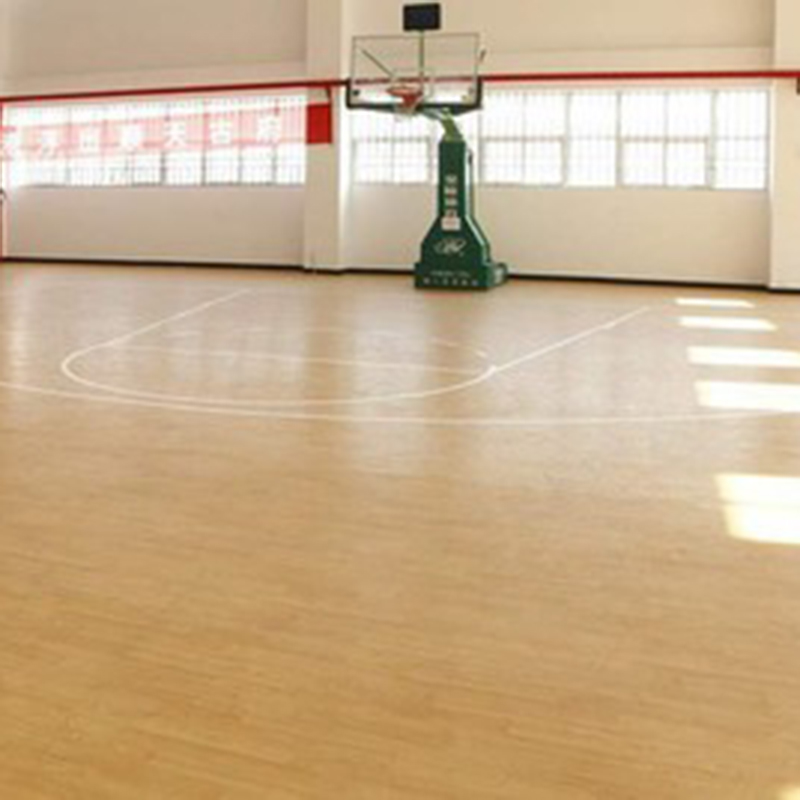 森舒实木运动木地板 室内篮球场铺设运动木地板 室内篮球场运动地板2