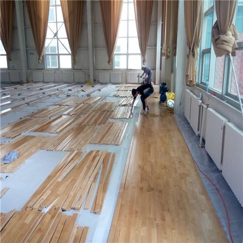 运动场木地板 篮球木地板厂家 实木运动地板 实木地板2