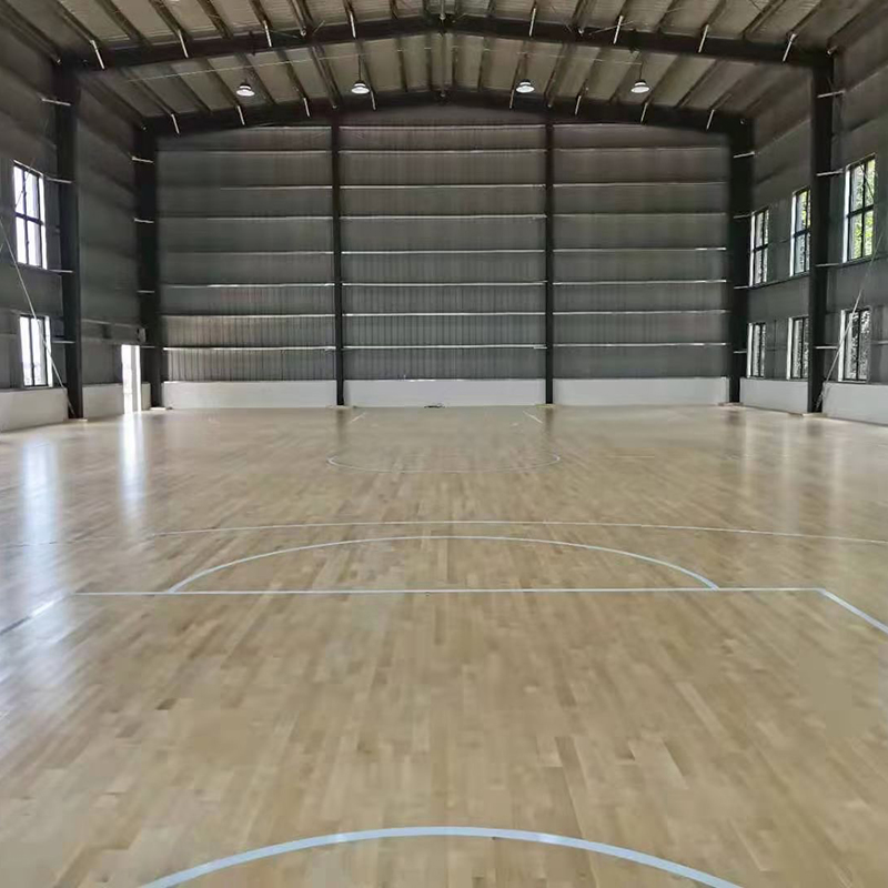 枫桦木 羽毛球馆体育馆 舞台专用实木运动地板 森舒室内篮球馆运动木地板3