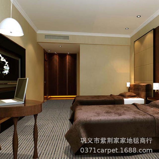 可裁零华德CT591系列地毯宾馆酒店卧室满铺办公环保阻燃4米宽