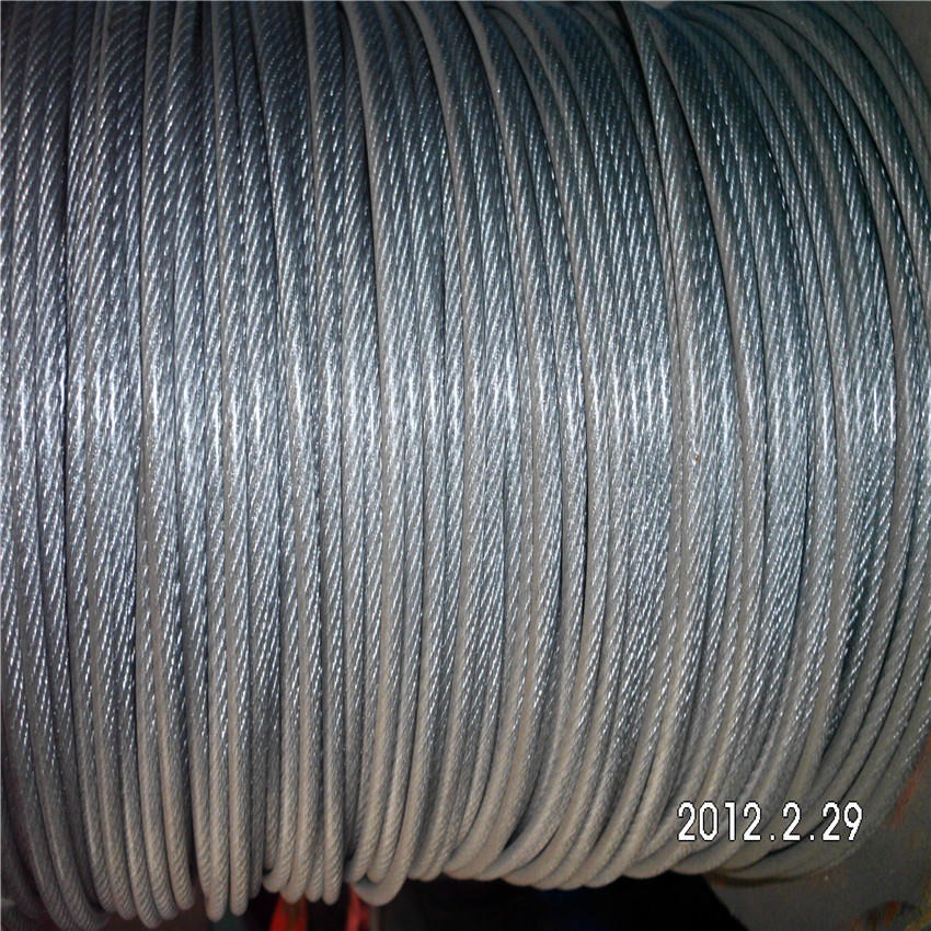 304不锈钢包胶钢丝绳 金属丝绳 304包胶钢丝绳3