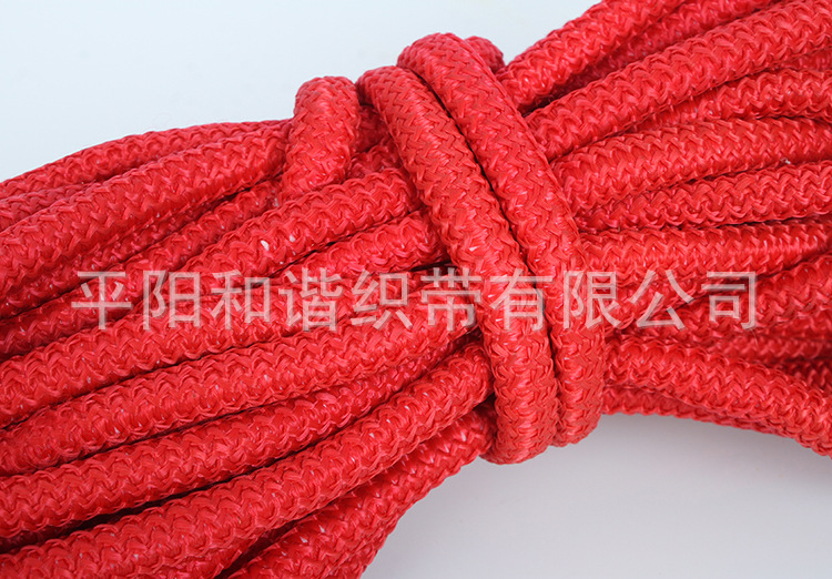 织带 大量现货供应无纺布包芯绳 PP包芯绳厂家4