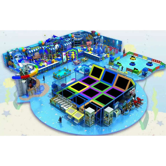 淘气堡 游乐设备 超级蹦床 滑梯 儿童乐园 蹦床 百万海洋球池2