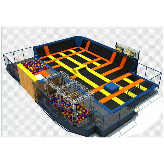 淘气堡 游乐设备 超级蹦床 滑梯 儿童乐园 蹦床 百万海洋球池4