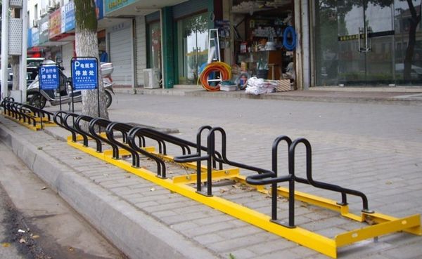 其他智能交通设备 广西钦州安装自行车停车架 摩托车停放架