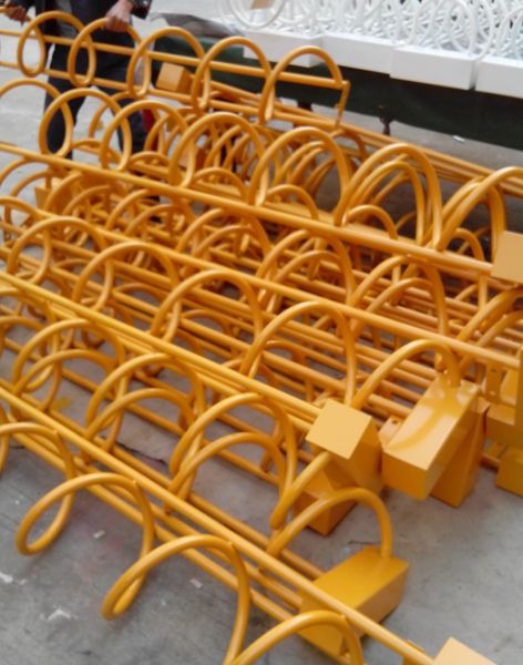 其他智能交通设备 深圳厂家定制自行车停车架 电动车停放架3