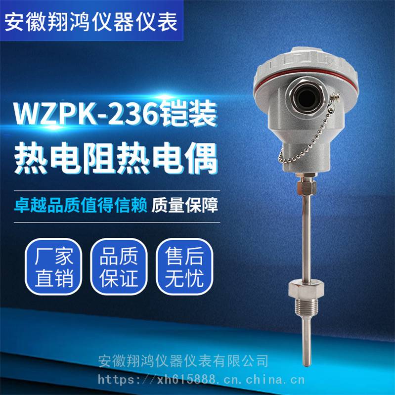 翔鸿WZPK-236导热热电偶电阻隔爆热电偶S型热电偶专业生产1