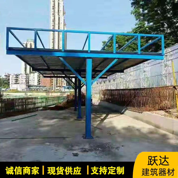 标准定型化组装式木工棚工地安全通道 茶水亭支持定制 建筑护栏5