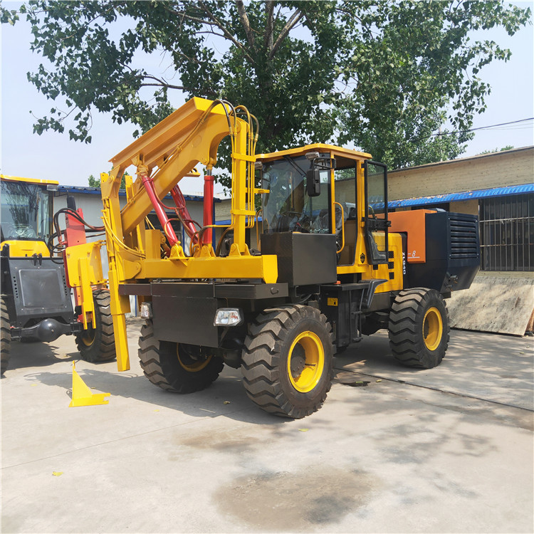 公路防撞護(hù)欄打拔鉆一體機(jī) 裝載機(jī)波形護(hù)欄打樁鉆孔機(jī) 廠家直銷1
