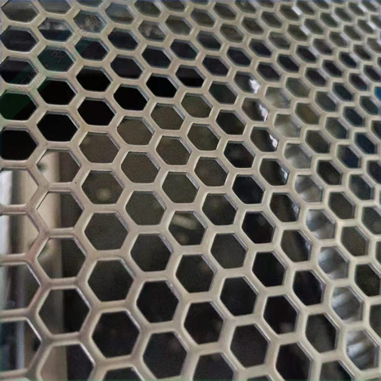 亚捷 六边形冲孔板 六角孔冲孔板 金属板网 加工定制 六角冲孔1