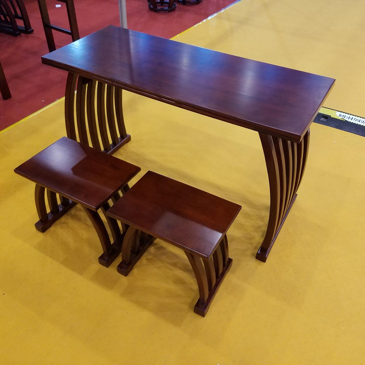古典中式实木国学桌椅书法桌椅马鞍桌椅中小学生课桌椅